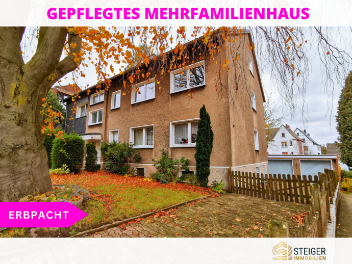 Mehrfamilienhaus mit 4 Wohneinheiten und Garagen in Recklinghausen am Kuniberg VERKAUFT in 45665 Recklinghausen von Steiger Immobilien