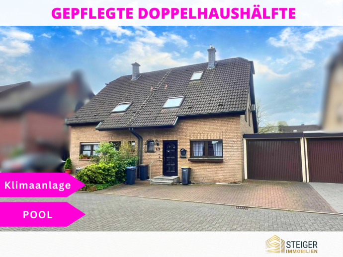 Doppelhaushälfte im Landhausstil mit Garage und Pool in begehrter Lage von Herten-Langenbochum VERKAUFT in 45701 Herten von Steiger Immobilien