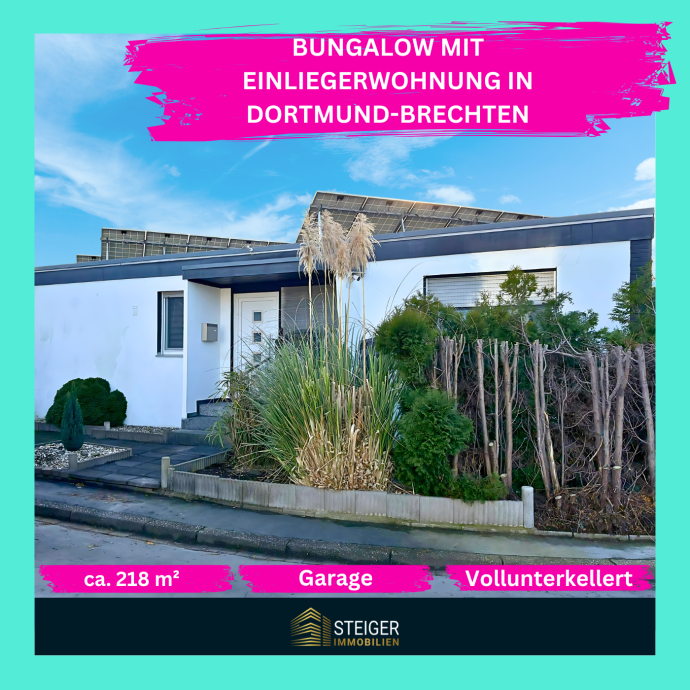 Bungalow mit Einliegerwohnung in BESTER Wohnlage von Dortmund-Brechten in 44339 Dortmund von Steiger Immobilien