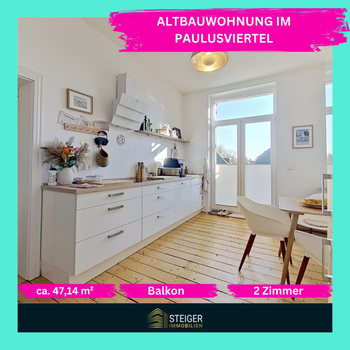 Altbauliebhaber aufgepasst: Modernisierte 2 Zimmer-Wohnung im Paulusviertel! VERKAUFT in 45657 Recklinghausen von Steiger Immobilien